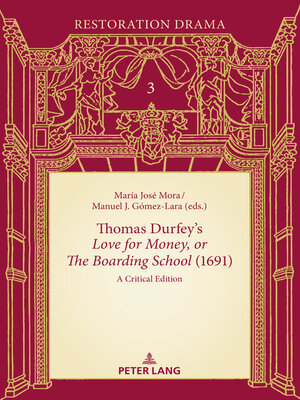 cover image of Thomas Durfey's «Love for Money, or the Boarding School» (1691)